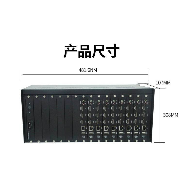 多路网络数字高清视频解码器矩阵