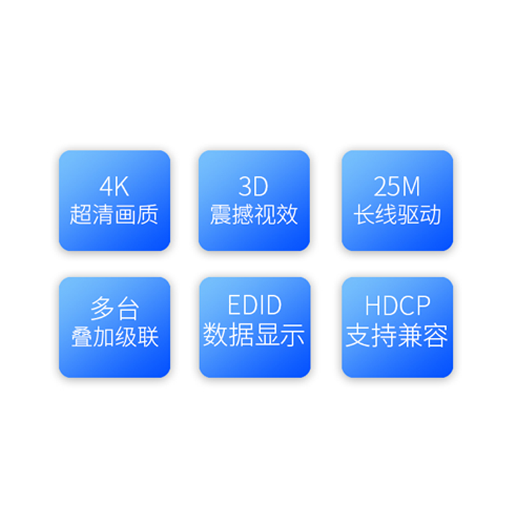 4k/1080P高清HDMI视频分配器